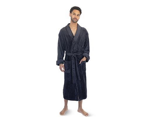 Royal Class Men's Micro Plush Bathrobe