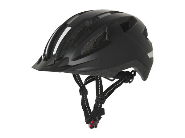 CRIVIT Black Cycle Helmet With Rear Light