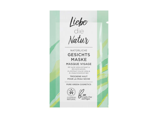 Masque visage naturel