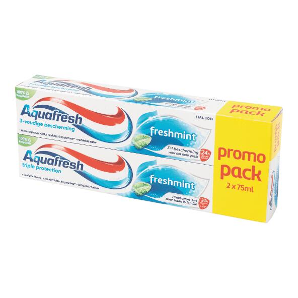 AQUAFRESH(R) 				Dentifrice, 2 pcs