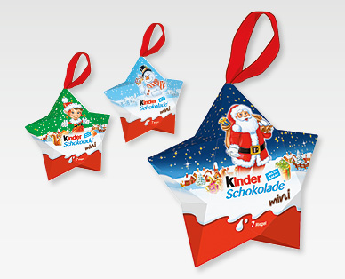 KINDER(R) Schokolade Mini im Stern