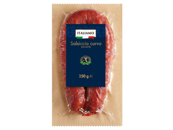 Salsiccia curva piccante