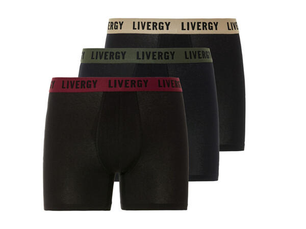 LIVERGY(R) Pánské boxerky, 3 kusy