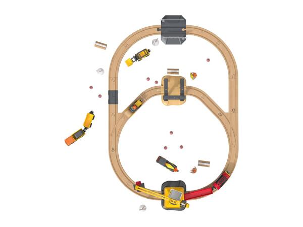 Playtive Construction Site/​Amusement Park Train Set