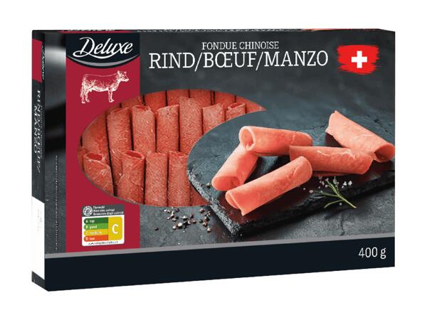 Fondue chinoise de bœuf