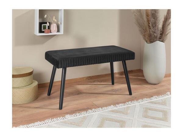 Livarno Home Upholstered Bench - Black