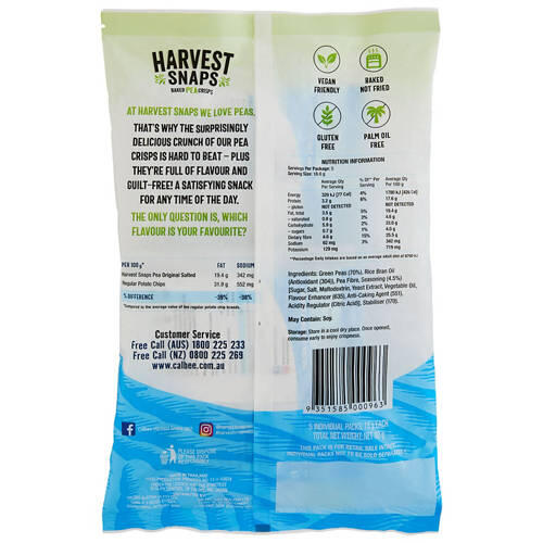 Original Salted Harvest Snaps 5 Pack 90g