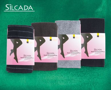 SILCADA Damen-Strick­strumpfhose