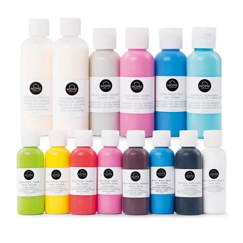 HOME CREATION Acrylfarben-Set/Pouring-Set