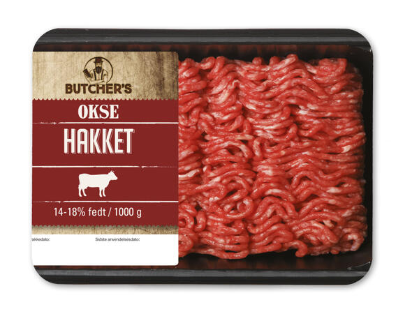 Hakket oksekød