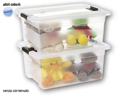 EASY HOME(R) Set di scatole portaoggetti, 2 pezzi