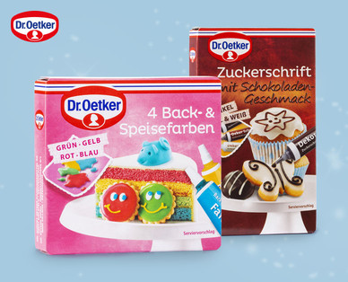 DR. OETKER Zuckerschrift/Back- & Speisefarben