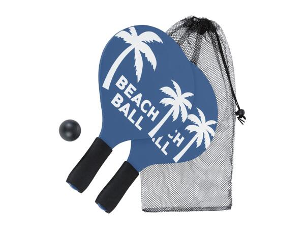 Crivit Blue Beach Bat & Ball Set