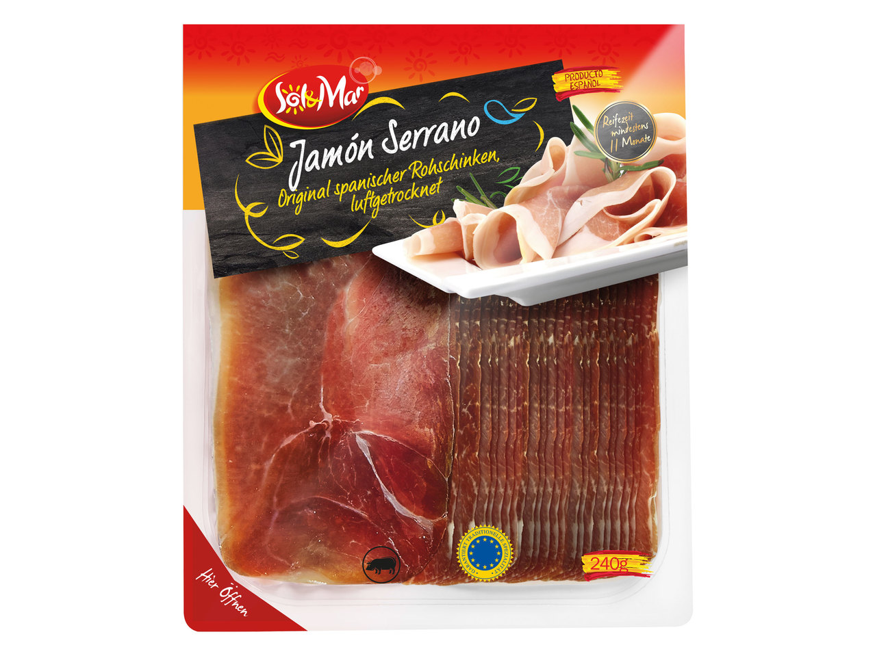 SOL & MAR Jamón Serrano