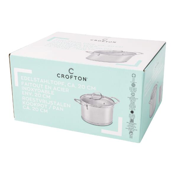 CROFTON(R) 				Casserole en acier inoxydable, 20 cm