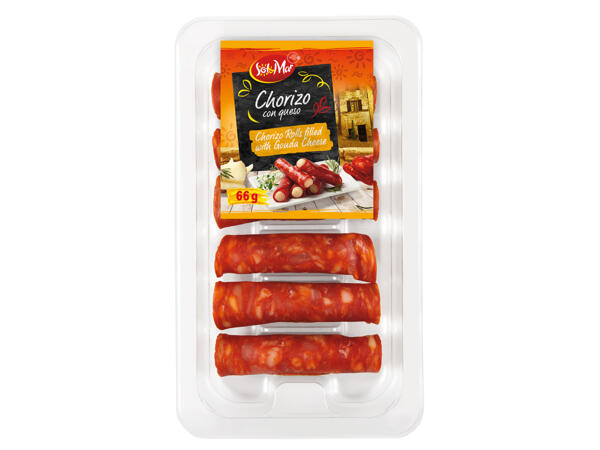 Chorizo con queso