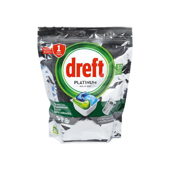 DREFT(R) 				Vaatwastabletten all-in-one, 37 st.