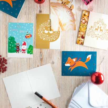 Cartes de Noël de luxe