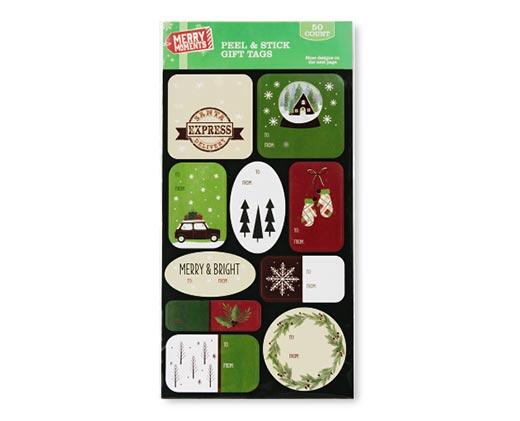 Merry Moments 
 50 Peel-and-Stick Gift Tags