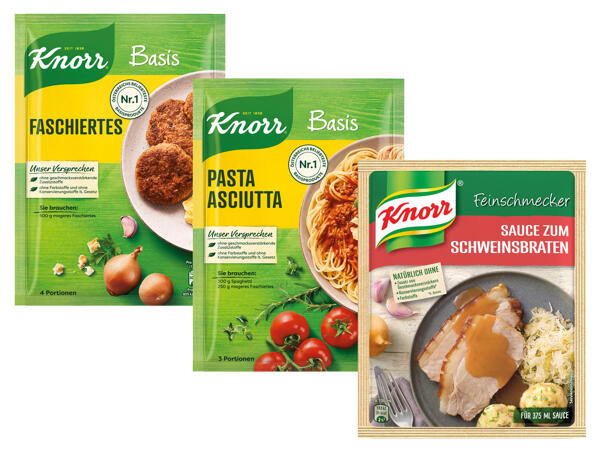 Knorr Basis oder Feinschmecker Sauce