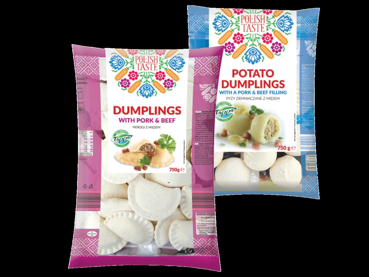 POLISH TASTE Dumplings/ Potato Dumplings