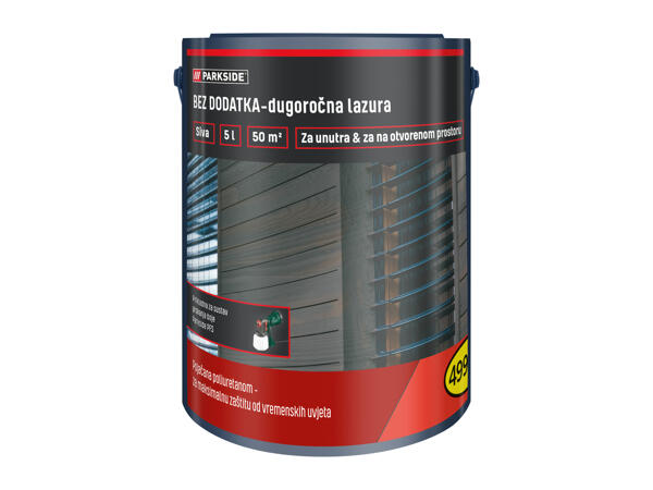 Parkside 5L PUR Permanent Wood Stain