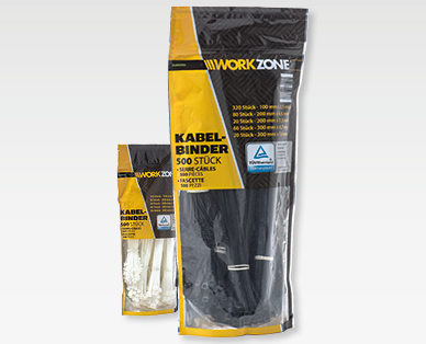 Set di fascette per cavi, 500 pezzi WORKZONE(R)