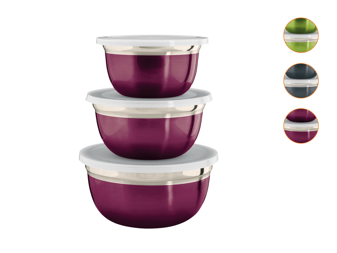 Ernesto Stainless Steel Bowl Set 1