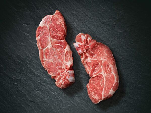 Côtelettes d'échine de porc, pack de 2