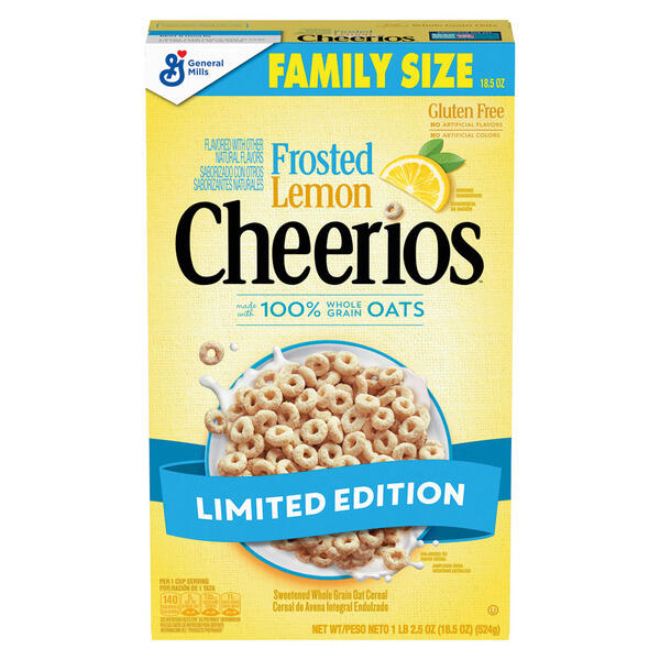 General Mills Frosted Lemon Cheerios - Family Size