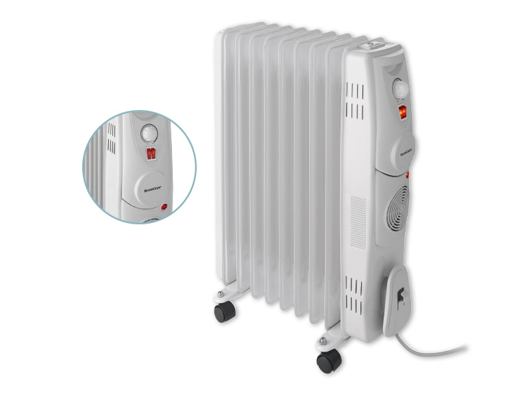 Silvercrest(R) 2,400W Oil Filled Radiator