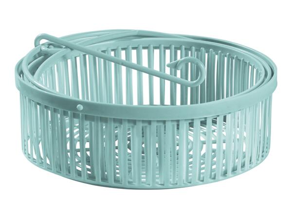 Livarno Home Collapsible Basket With Clothes Pegs