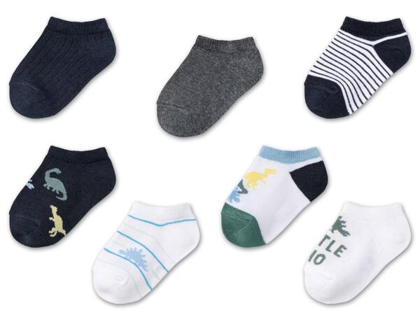 Kleinkinder/Kinder Sneakersocken, 7 Paar