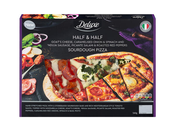 Deluxe Half & Half Sourdough Pizza