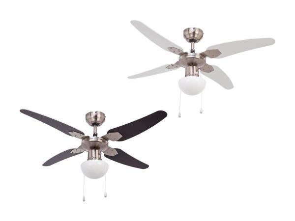 Ventilateur de plafond avec luminaire LED