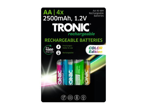 Tronic Rechargeable Batteries - 4 Pack