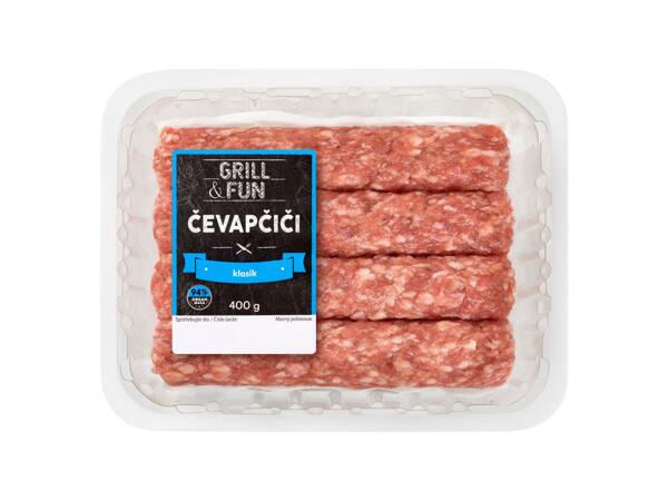ČEVAPČIČI / ČEVAPČIČI S GOUDOU / PLJESKAVICA