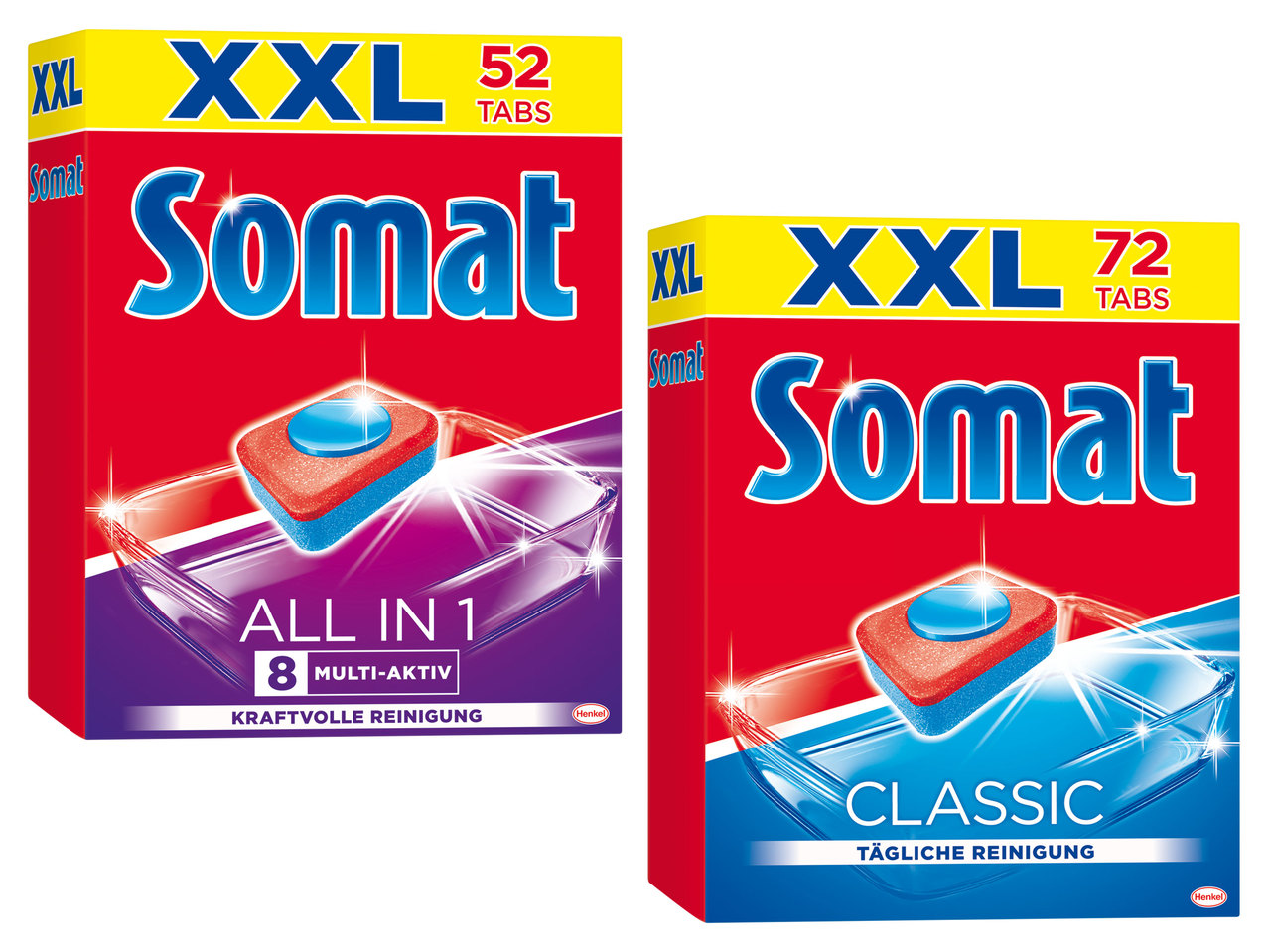 SOMAT Geschirrspülmitteltabs 45-72 Stk.