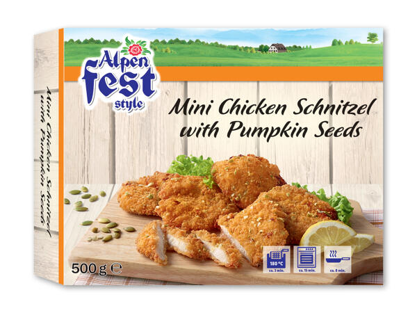Små kyllingeschnitzler