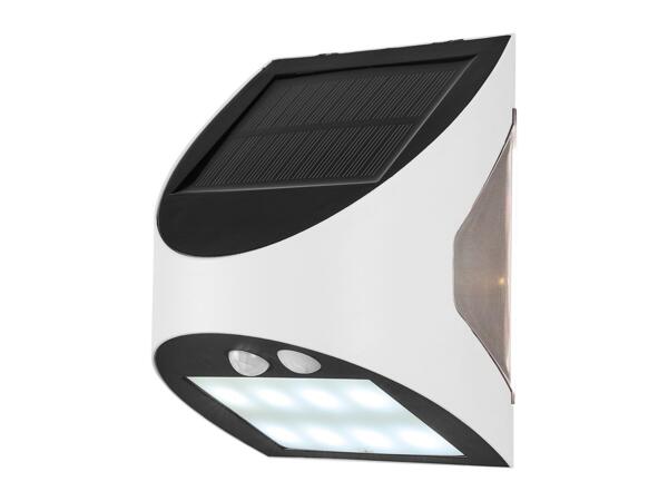 LED Solar Wall Light with Motion Detector