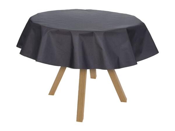 Livarno Home Round Tablecloth - Grey