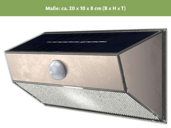 LED-Solar-Wandleuchte