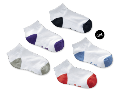 CHILDREN'S SCHOOL SOCKS 5PK