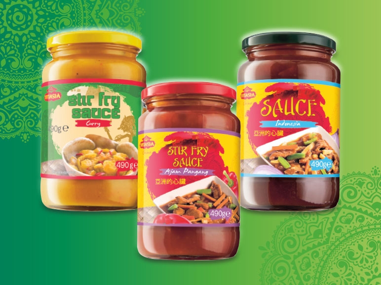 Sauce pangang, sauce indonésienne et sauce thaï au curry