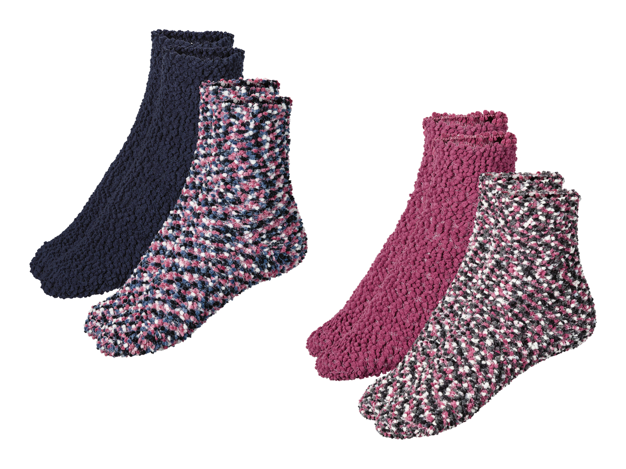 Chaussettes de nuit femme, lot de 21