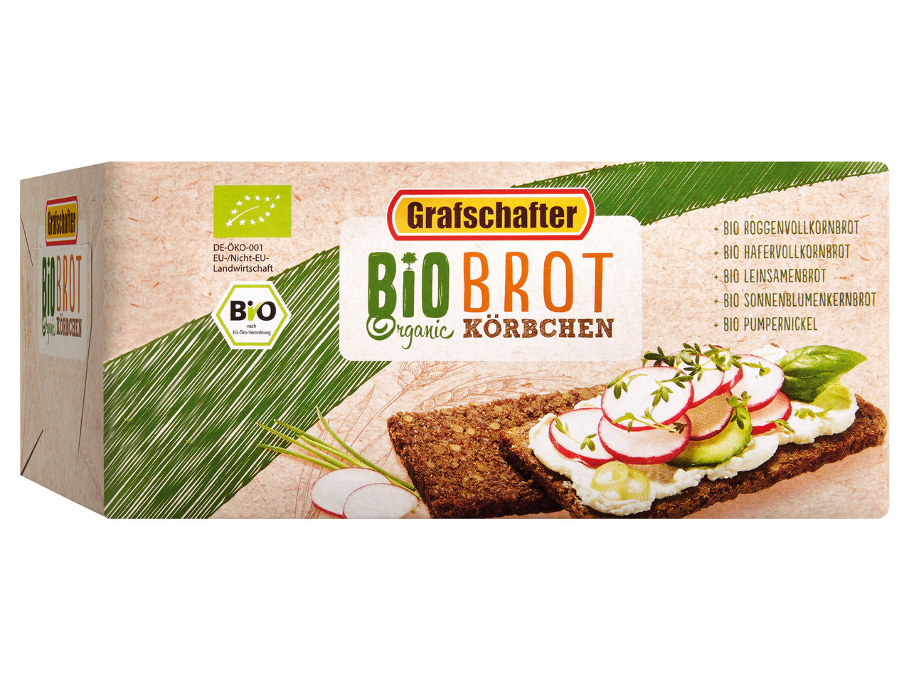 GRAFSCHAFTER 5 Sorten Bio-Brotkörbchen