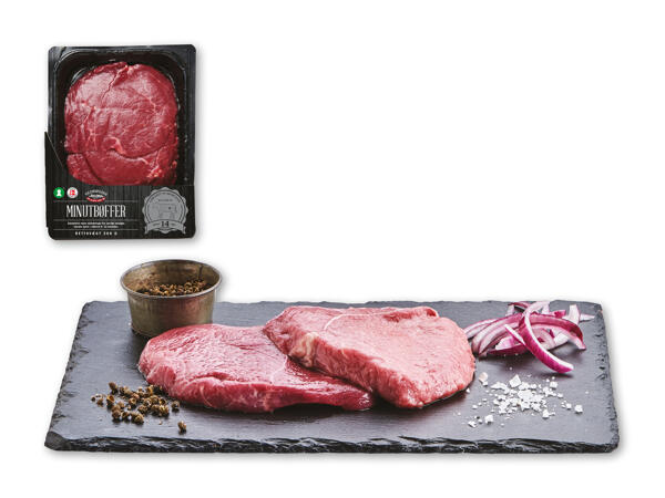 Danske kalveminutbøffer