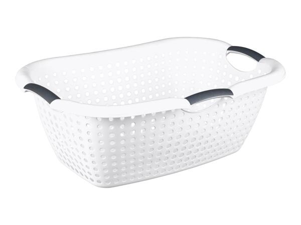 Livarno Home Laundry Basket - White