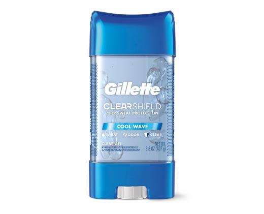 Branded Secret or Gillette Clear Gel Deodorant