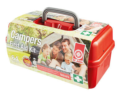 Camping First Aid Kit 64pc